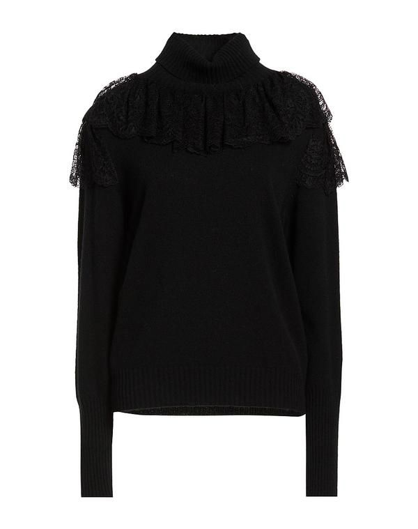 ツインセット レディース アウター ニット・セータートルネック TWINSET Black ブラック