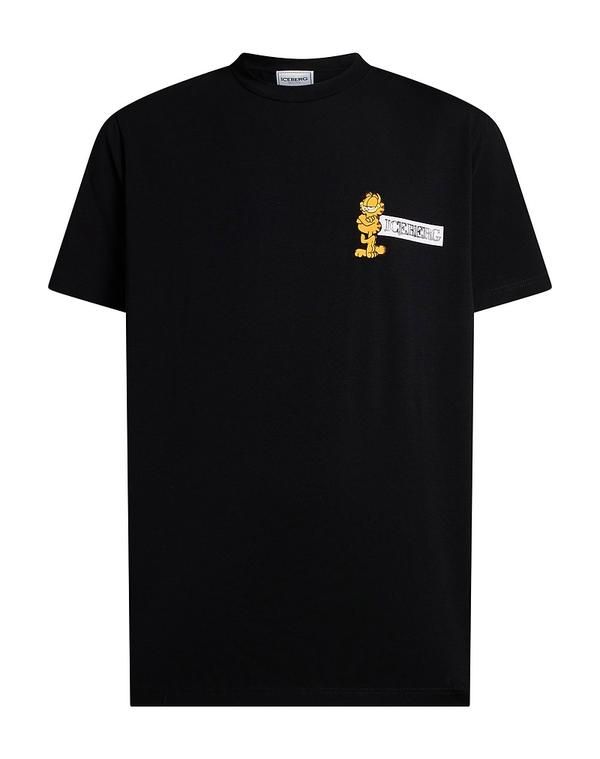 アイスバーグ メンズ トップス Tシャツ ICEBERG Black ブラック