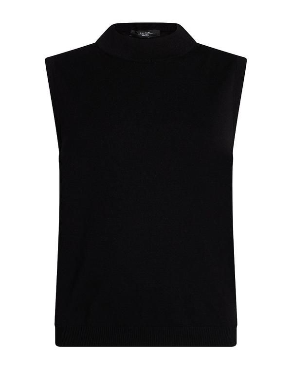 ウィークエンド マックスマーラ レディース トップス シャツ ニットベスト WEEKEND MAX MARA Black ブラック