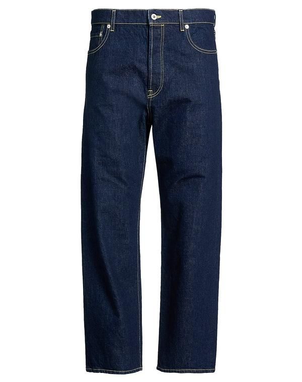 ケンゾー メンズ ボトムス デニムパンツ ストレートレッグ KENZO Blue ブルー