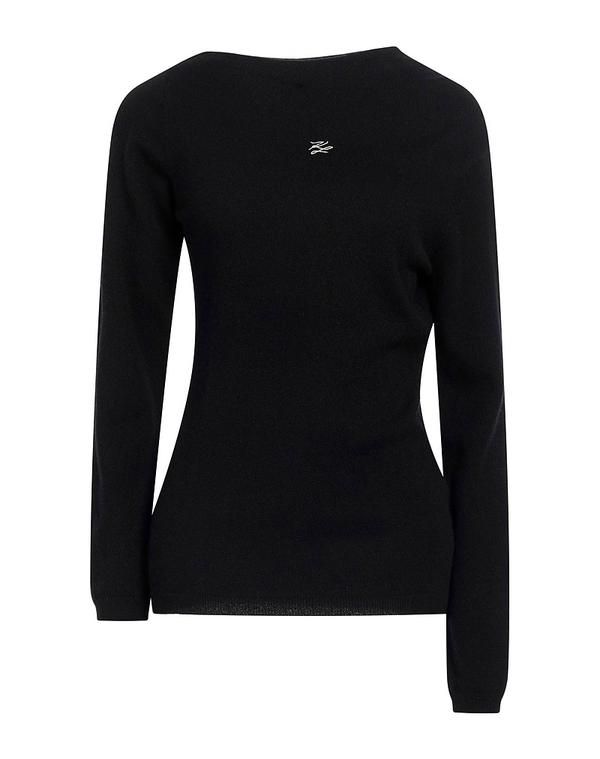 カール ラガーフェルド レディース アウター カーディガン カシミヤニット KARLAGERFELD Black ブラック