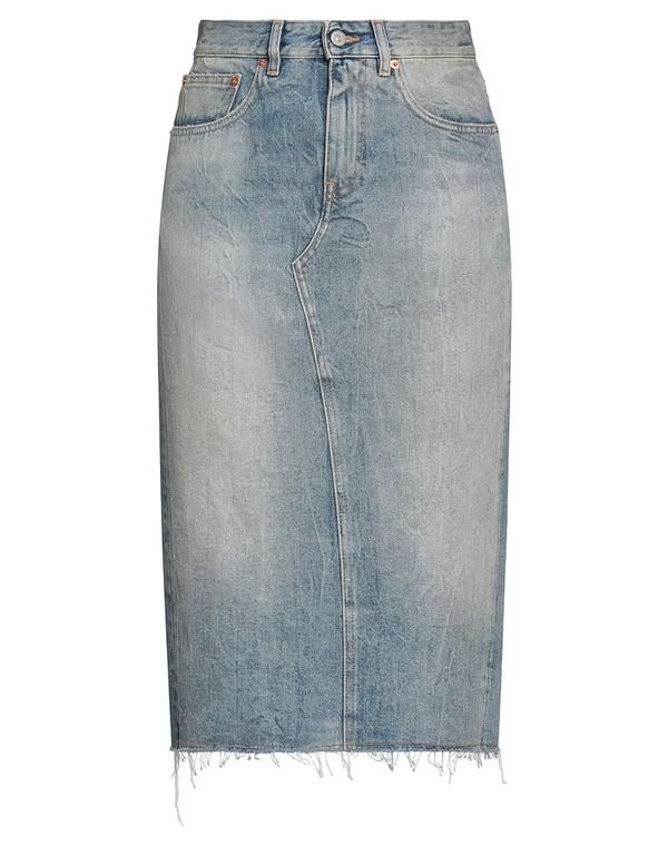 マルタンマルジェラ レディース ボトムスカート MM6 MAISON MARGIELA Blue ブルー