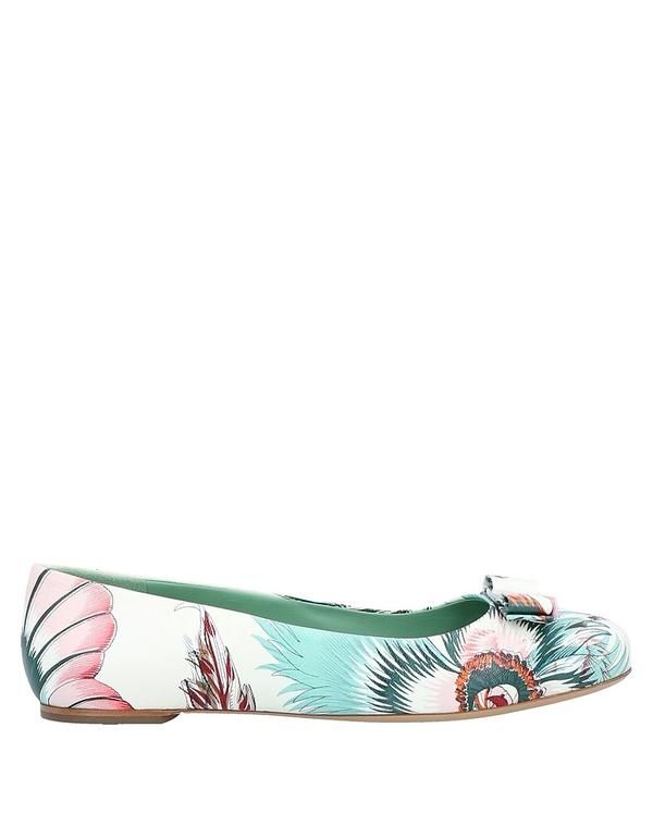 フェラガモ レディース シューズ パンプス バレリーナ FERRAGAMO White ホワイト