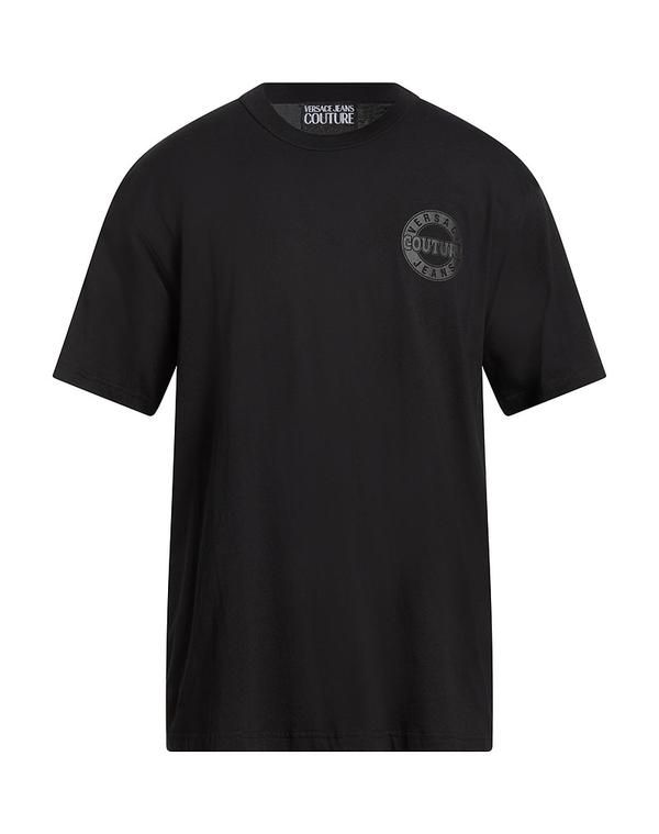 ヴェルサーチ メンズ トップス Tシャツ VERSACE JEANS COUTURE Black ブラック