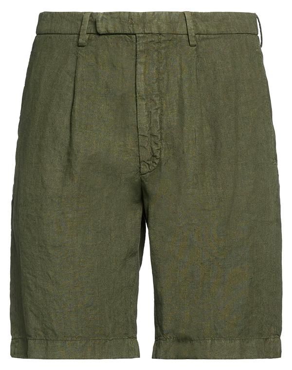 ロベルトコリーナ メンズ ボトムス ハーフパンツ・ショーツ ショートパンツバミューダパンツ ROBERTO COLLINA Military Green グリーン