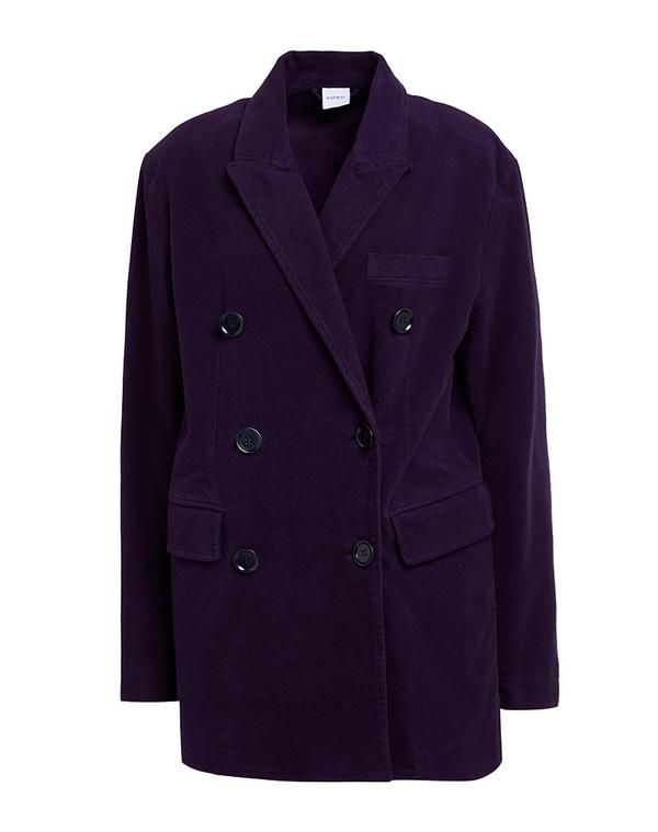 アスペジ レディース アウター ジャケット・ブルゾン テーラードジャケット ASPESI Purple パープル