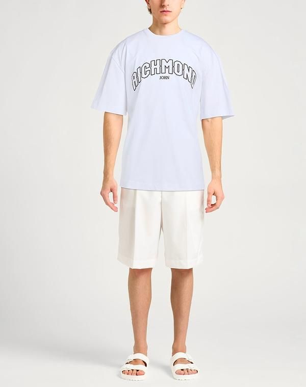 ジョン リッチモンド メンズ トップス Tシャツ JOHN RICHMOND White 