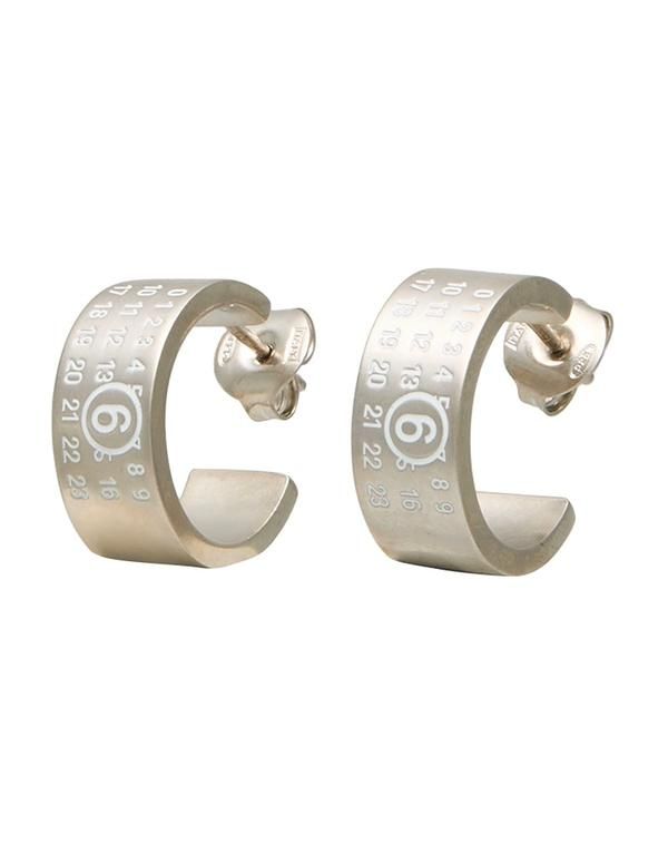 マルタンマルジェラ レディース アクセサリー ピアス・イヤリング MM6 MAISON MARGIELA Silver シルバー