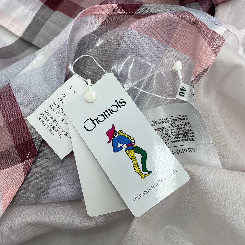ブラウス Chamois シャミー 40 七分袖 日本製 - メルカリ