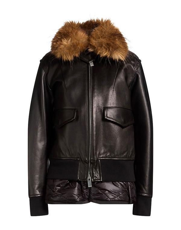 サカイ レディース アウター ジャケット・ブルゾン ボンバージャケット SACAI Dark Brown ブラウン
