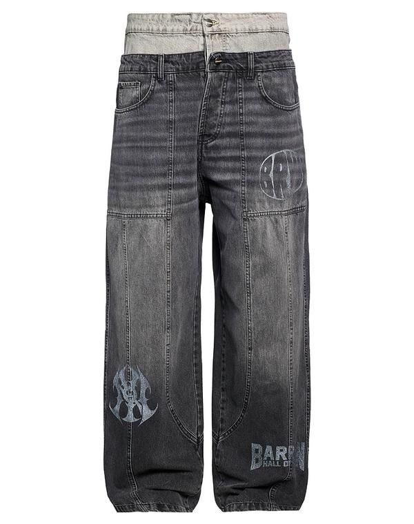 バロー メンズ ボトムス デニムパンツ ジーンズ BARROW Black ブラック