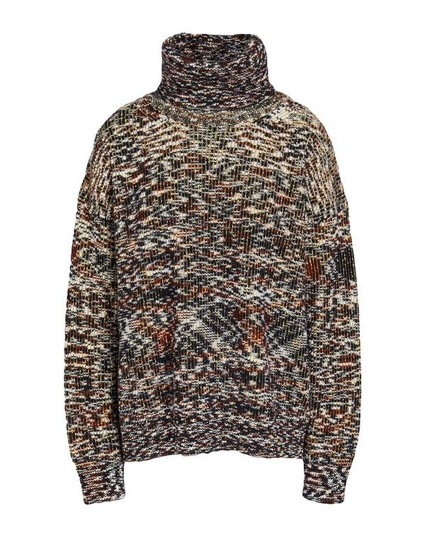 ミッソーニ レディース アウター ニット・セータートルネック MISSONI Brown ブラウン