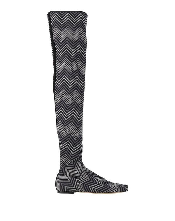 ミッソーニ レディース シューズ ブーツ・レインブーツ MISSONI Black ブラック