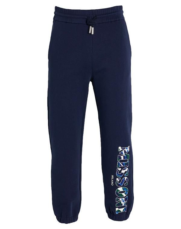 ミッソーニ メンズ ボトムス カジュアルパンツ スウェットパンツ MISSONI Navy ネイビー