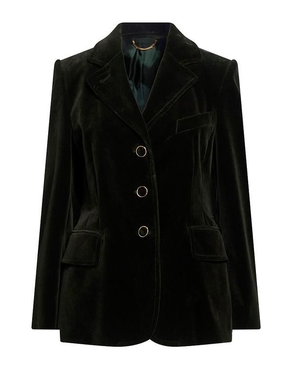 ブルマリン レディース アウター ジャケット・ブルゾン テーラードジャケット BLUMARINE Military Green グリーン