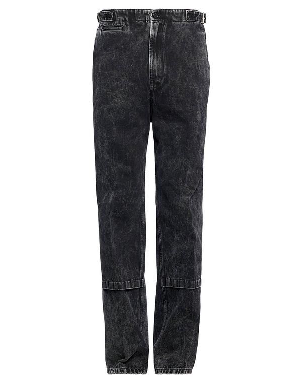 ランバン メンズ ボトムス デニムパンツ ストレートレッグ LANVIN Black ブラック