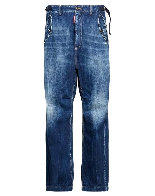 ディースクエアード メンズ ボトムス デニムパンツ フレアワイドレッグ DSQUARED2 Blue ブルー