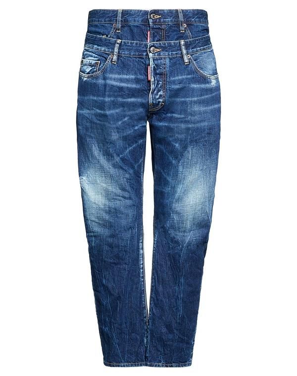 ディースクエアード メンズ ボトムス デニムパンツ ストレートレッグ DSQUARED2 Blue ブルー