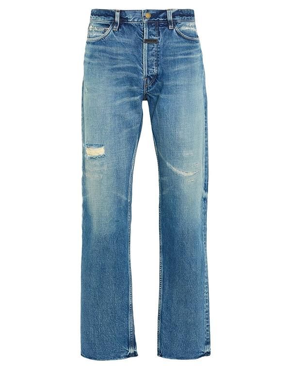 フィアオブゴッド メンズ ボトムス デニムパンツ ジーンズ FEAR OF GOD Blue ブルー