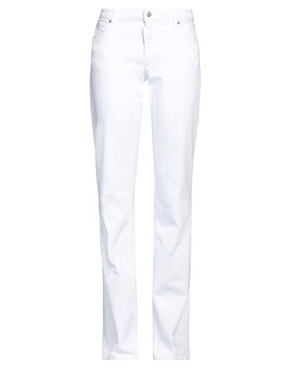 ディースクエアード レディース ボトムス デニムパンツ ストレートレッグ DSQUARED2 White ホワイト