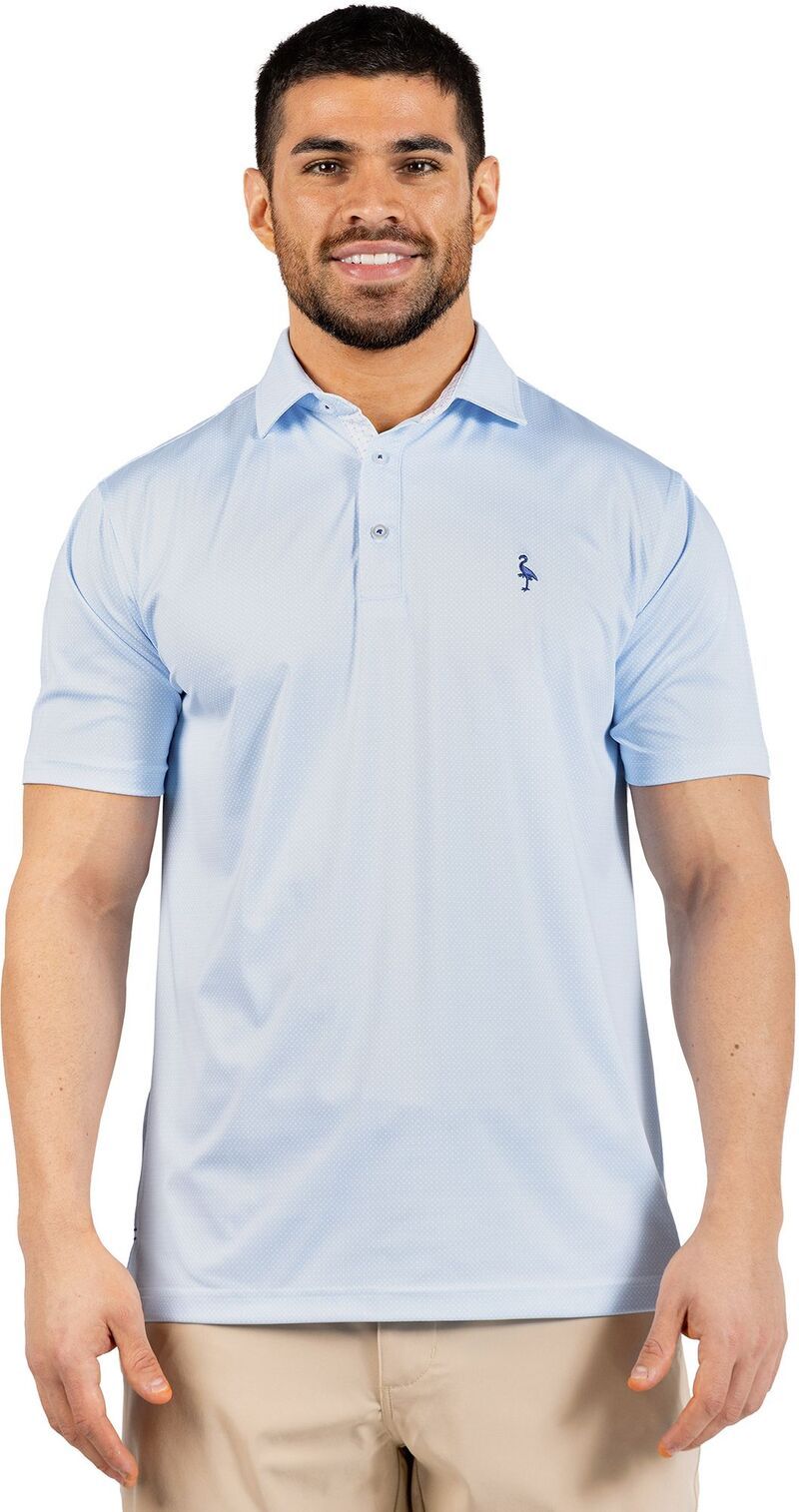 テーラーバード メンズ トップス ポロシャツ TailorByrd Mens The Perfectailo red Performance Polo Light Blue ブルー 8,015円