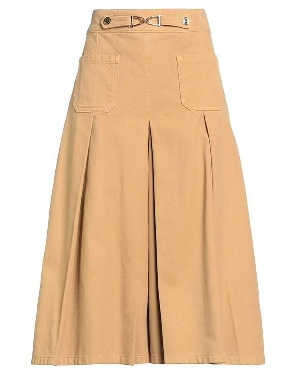 エリザベッタフランキ レディース ボトムス ハーフパンツ・ショーツ デニムショートパンツ ELISABETTA FRANCHI Beige ベージュ