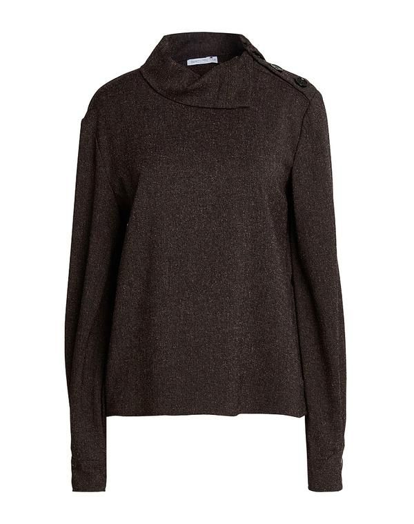 パトリツィア ペペ レディース トップス シャツ PATRIZIA PEPE Dark Brown ブラウン