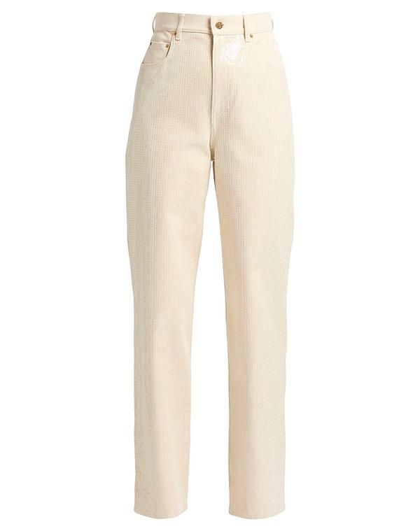 ゴールデングース レディース ボトムス デニムパンツ ストレートレッグ GOLDEN GOOSE Beige ベージュ 85,140円