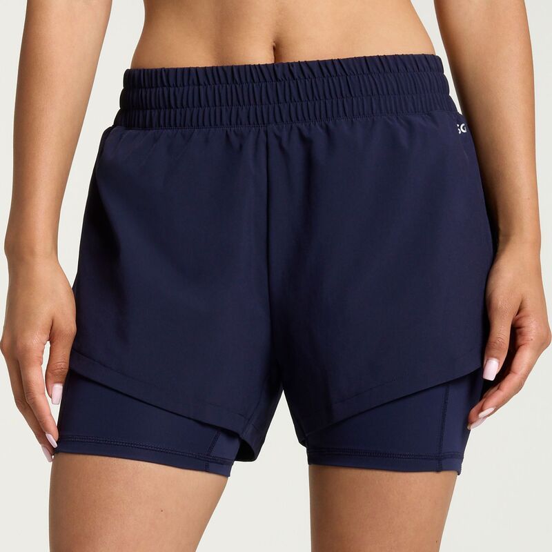 DSG レディース ボトムス ハーフパンツ・ショーツ ショートパンツ DSG Womenstride 2in1 Shorts Jet Navy ネイビー