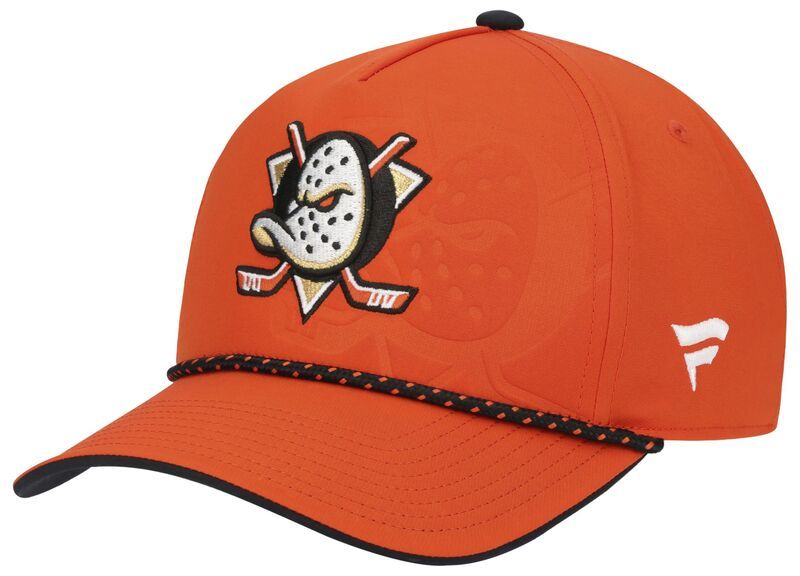 ファナティクス レディース アクセサリー 帽子 Fanatics NHL Adult Anaheim Ducks Orange 2026 Draft AFrame Snapback Adjustabl