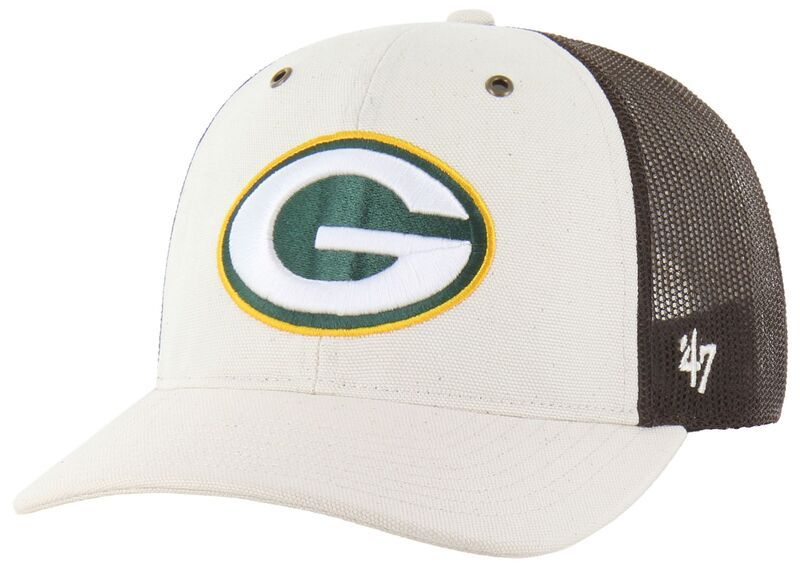 カーハート レディース アクセサリー 帽子 Carhartt x 47 Carhartt x 47 Adult Green Bay Packers Natural Undyed Adjustable