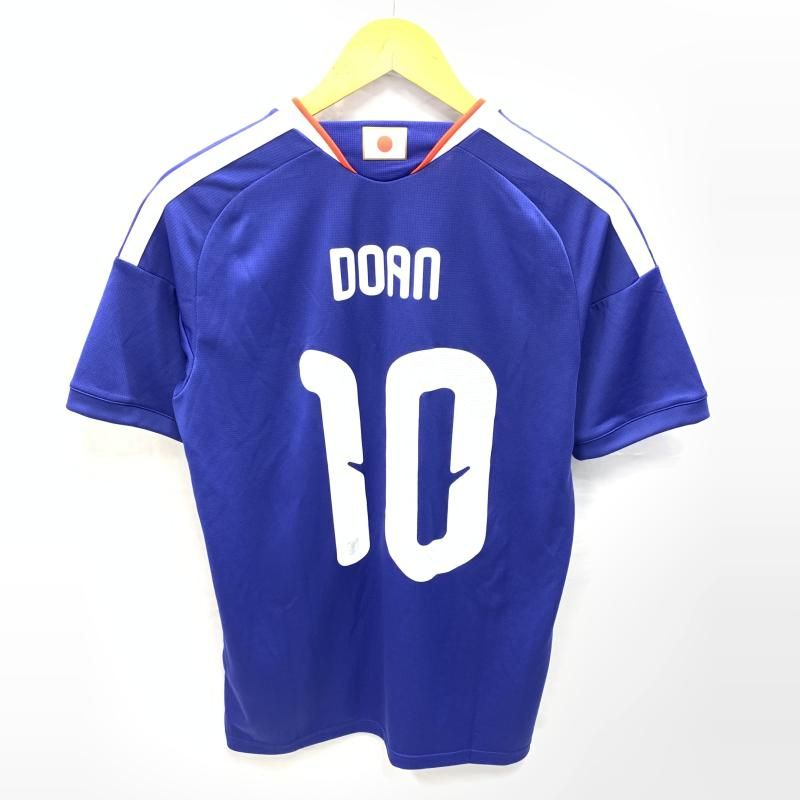 中古】adidas 日本代表 W杯 ユニフォーム 堂安律 サイズM アディダス