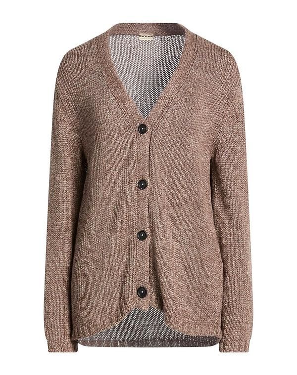 マッシモアルバ レディース アウター カーディガン MASSIMO ALBA Taupe トープ