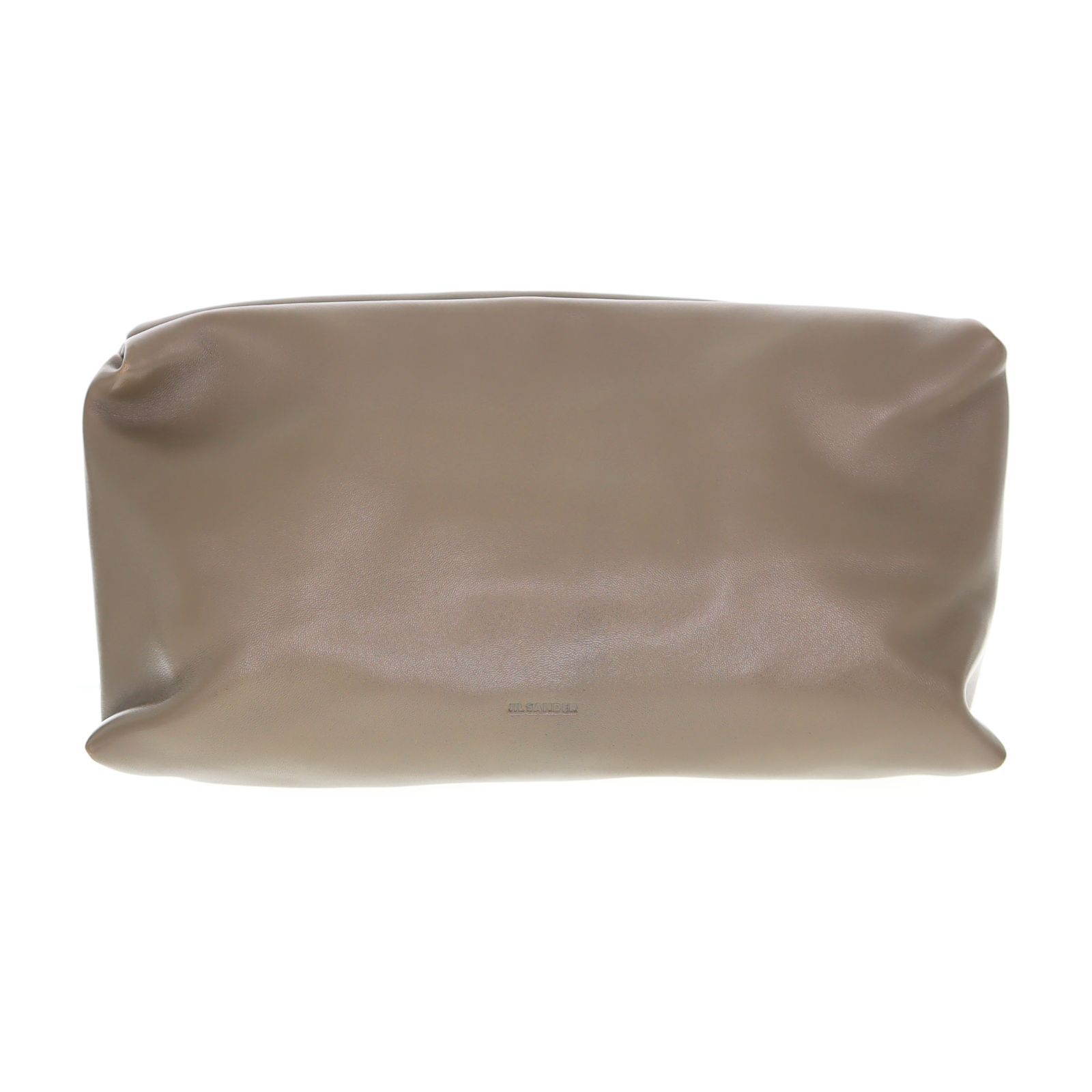 中古】 JILSANDER ジルサンダー スクエアクラッチバッグ レザー