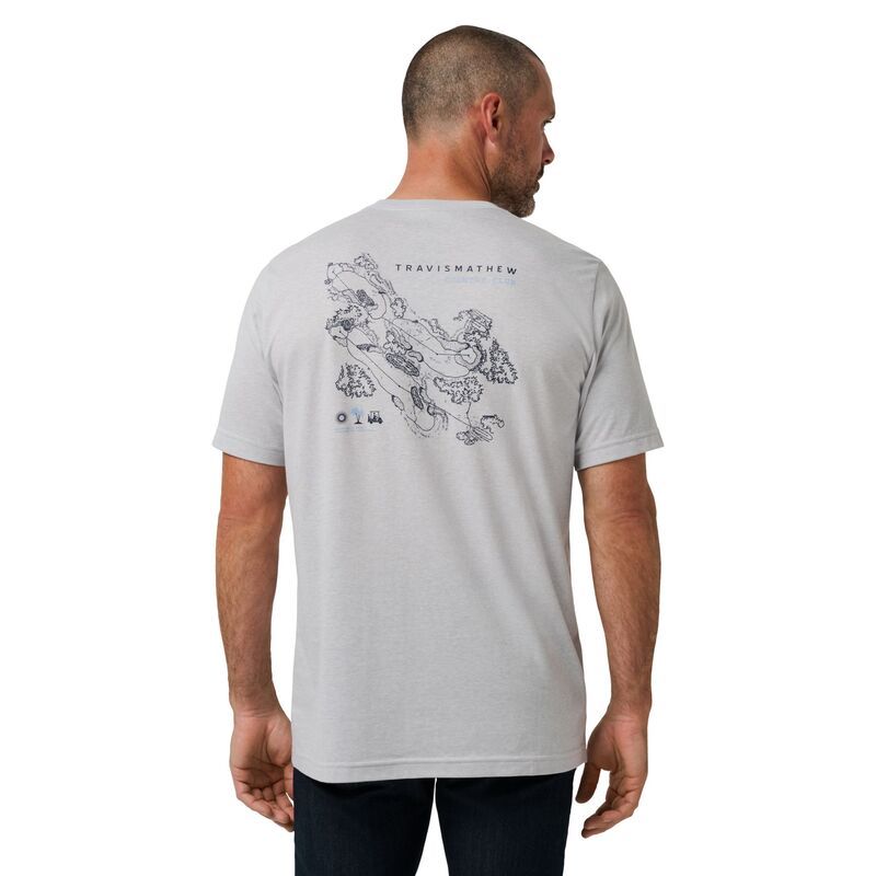 トラビスマヒュー メンズ トップス Tシャツ TravisMathew Mens Fore Finish Golf TShirt Heather Grey グレー