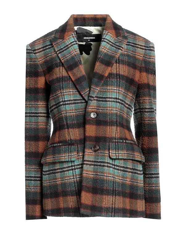 ディースクエアード レディース アウター ジャケット・ブルゾン テーラードジャケット DSQUARED2 Brown ブラウン