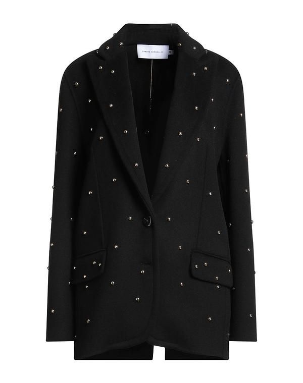 シモーナ コルセリーニ レディース アウター ジャケット・ブルゾン テーラードジャケット SIMONA CORSELLINI Black ブラック 99,990円