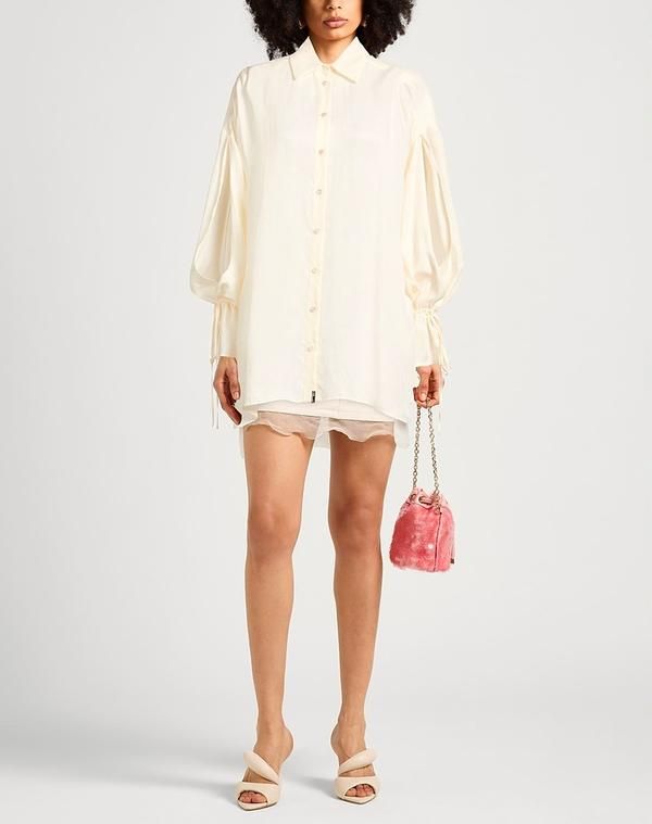 ブルマリン レディース トップス シャツ BLUMARINE Off White オフホワイト