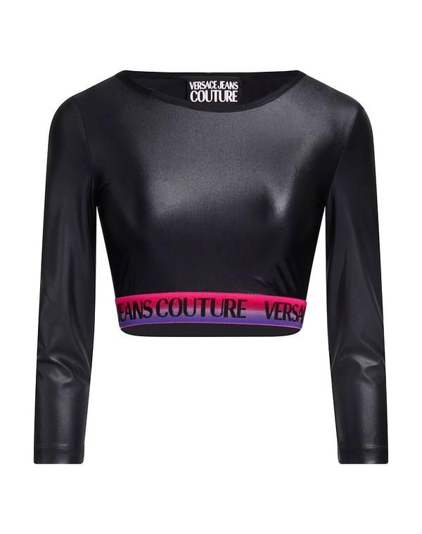 ヴェルサーチ レディース トップス シャツ VERSACE JEANS COUTURE Black ブラック