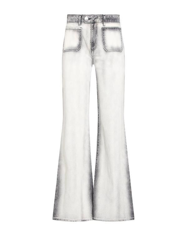 ピンコ レディース ボトムス デニムパンツ ブーツカット PINKO Gray グレー