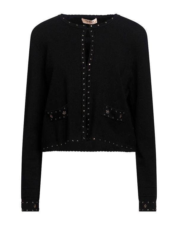 ツインセット レディース アウター カーディガン TWINSET Black ブラック