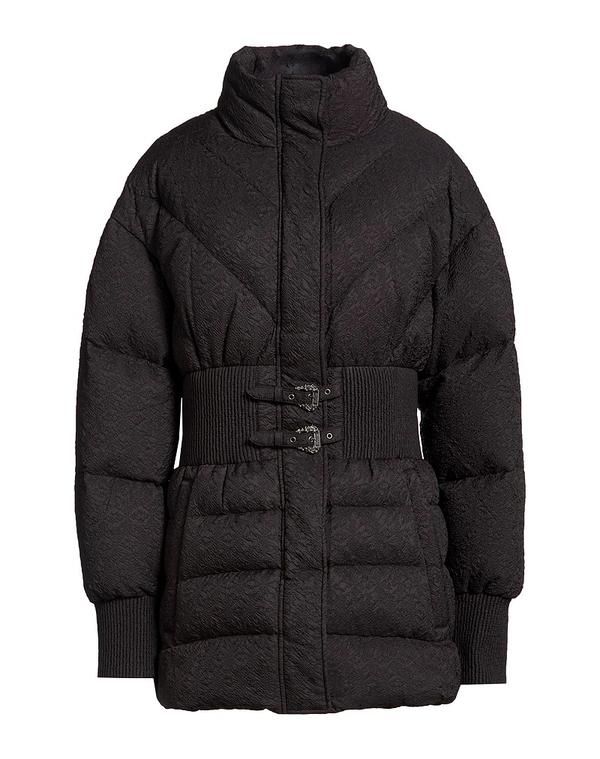 ヴェルサーチ レディース アウター ジャケット・ブルゾン パファージャケット VERSACE JEANS COUTURE Black ブラック