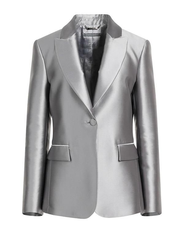 アルベルタ フェレッティ レディース アウター ジャケット・ブルゾン テーラードジャケット ALBERTA FERRETTI Gray グレー
