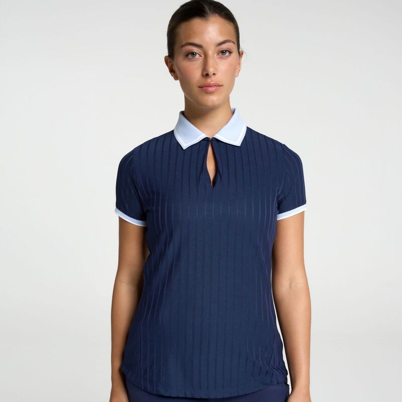 ウォルターヘーゲン レディース トップス ポロシャツ Walter Hagen Womens Golf Performance 11 Short Sleeve Fashion Polo Navy ネイ