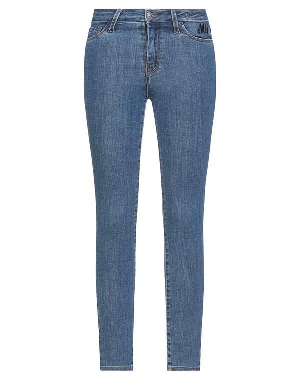 マイツインツインセット レディース ボトムス デニムパンツ ストレートレッグ MY TWINSET Blue ブルー