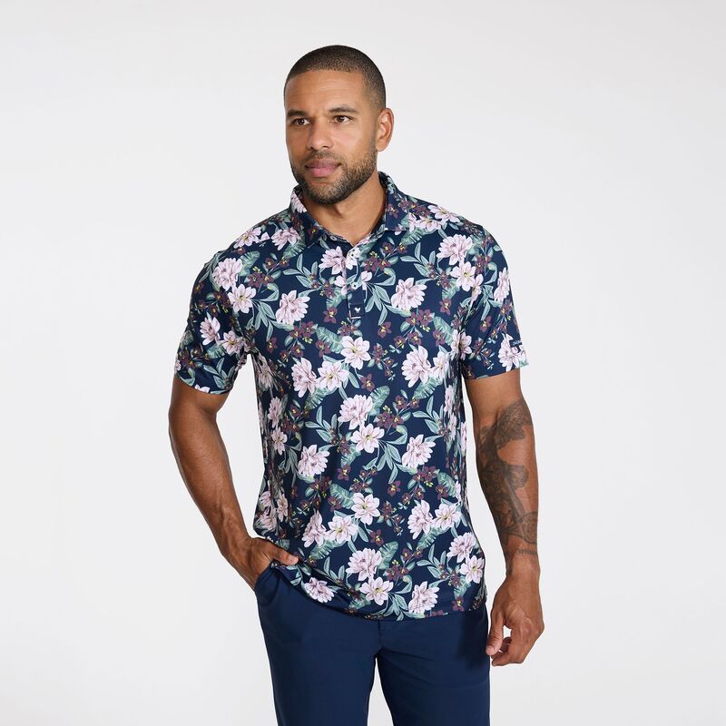バッドバーディー メンズ トップス ポロシャツ Bad Birdie Mens This Buds For You Core Performance Golf Polo Dark Navy ネイビー 21,226円