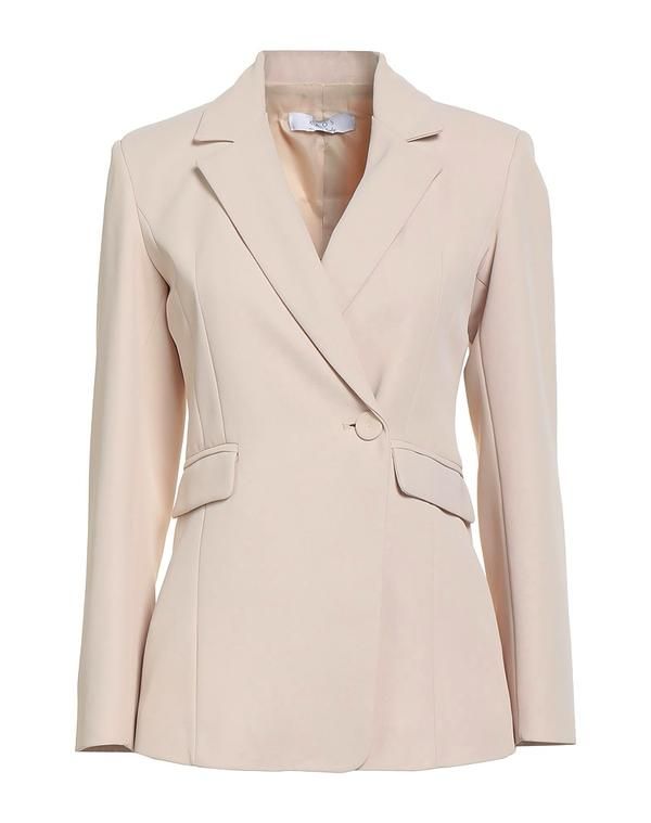 カオス レディース アウター ジャケット・ブルゾン テーラードジャケット KAOS Beige ベージュ
