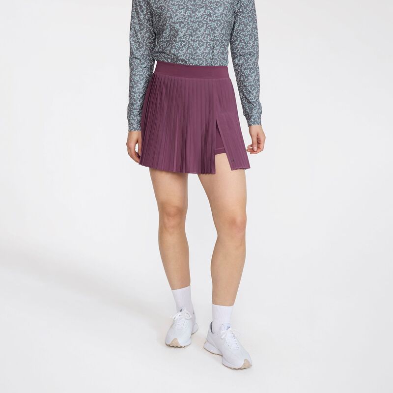 バッドバーディー レディース ボトムスカート ダウン Bad Birdie Womens 16 Double Down Golf Skort Plum Wine ワイン