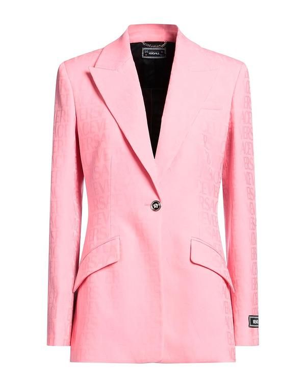 ヴェルサーチ レディース アウター ジャケット・ブルゾン テーラードジャケット VERSACE Pink ピンク