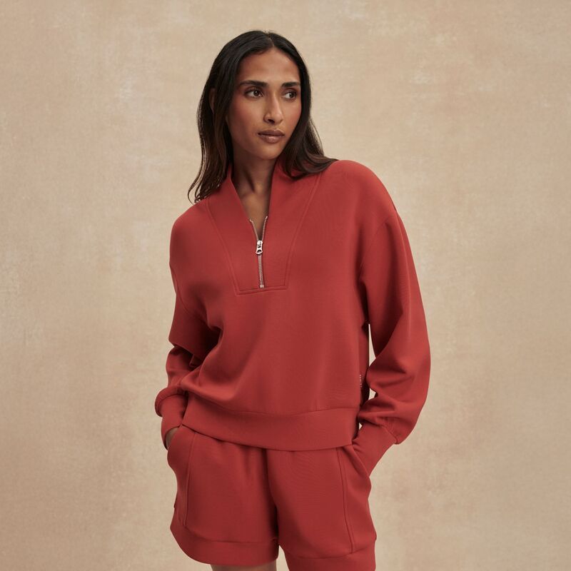 バーレイ レディース アウター パーカー・スウェット シャツ Varley Womens Davidson Sweatshirt Bossa Nova